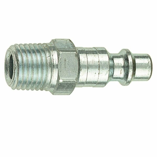 Forney Ind/Milton Style Plug, 1/4 in x 1/4 in MNPT 75234